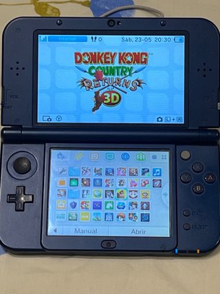 Nintendo New 3DS XL Azul ips top