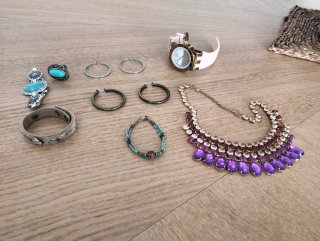 Lote de Joyas: Pulseras, Anillos y Pendientes