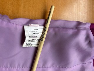 Traje de lino CARAMELO morado talla 40