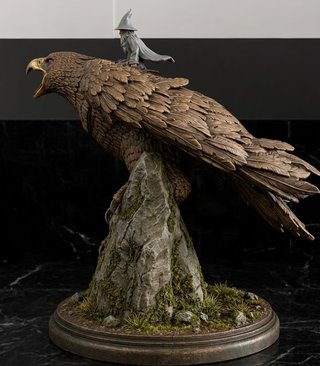 Gandalf Gwaihir ESDLA Figura Pintada 20cm