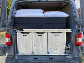Mueble cama Furgoneta Camper