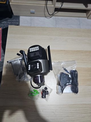 Cámara Seguridad Exterior 5G Doble Lente 6MP