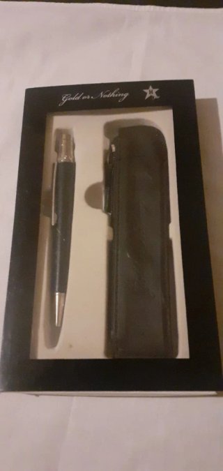 Penna sfera similpelle Gold or Nothing