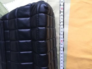Bolso negro tachuelas cadenas 2en1 dorado