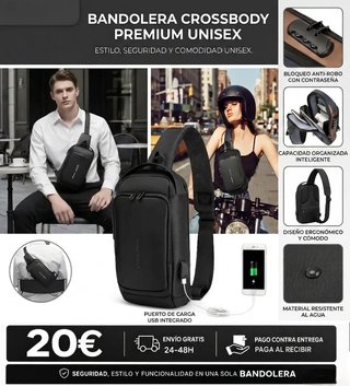 Bandolera Premium Unisex