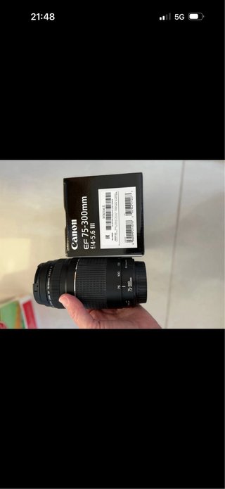 Camara de fotos Canon EF 75-300mm f/4-5.6 III