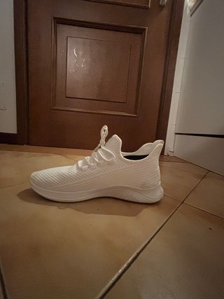 Scarpe sportive casual uomo bianche