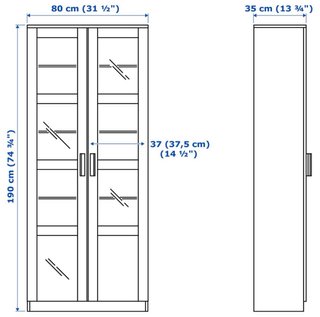 Estantería Brimmes Ikea Blanca