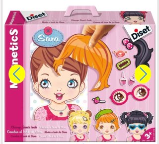 Juego de Imanes Sara Diset Cambio look