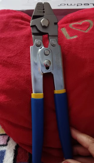 Herramienta crimpadora para cable de acero!!!