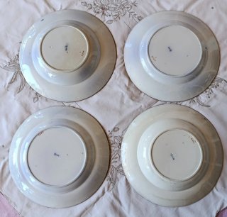 2+2 piatti Ridgway 1850