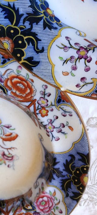 2+2 piatti Ridgway 1850