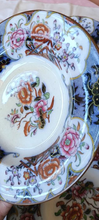 2+2 piatti Ridgway 1850