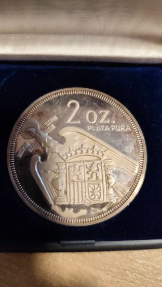 Plata Pura 2 Onzas Francisco Franco
