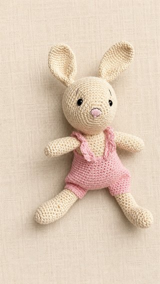 Conejo amigurumi tejido a mano