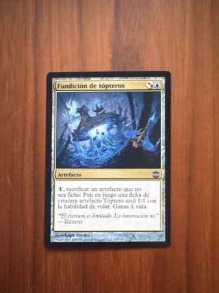 Carta Magic Fundición de tópteros Rara MTG