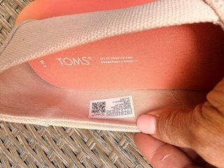 Alpargatas TOMS Talla 37 Beige/Naranja