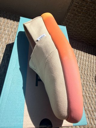 Alpargatas TOMS Talla 37 Beige/Naranja