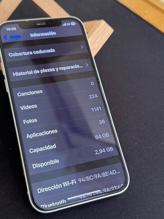 iPhone 12 Blanco Plata