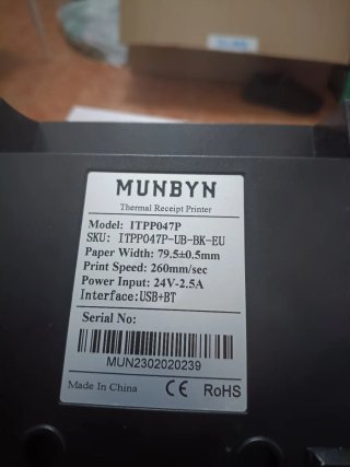 Impresora Térmica MUNBYN Tickets