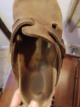 Birkenstock Cerrado Punta Marrón