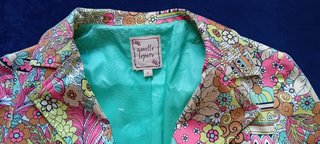 Blazer Nanette Lepore Multicolor Estampado