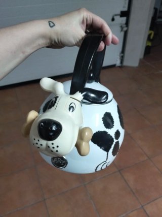 Hervidor de agua vintage perro dálmata