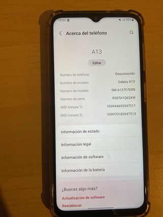 Samsung A13 128GB Negro