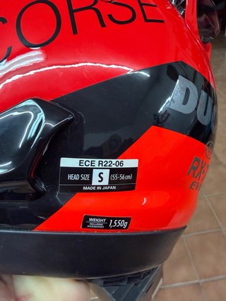 Casco Arai Ducati Corse Rojo/Negro