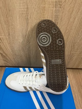 Adidas Samba Glitter Blancas Doradas