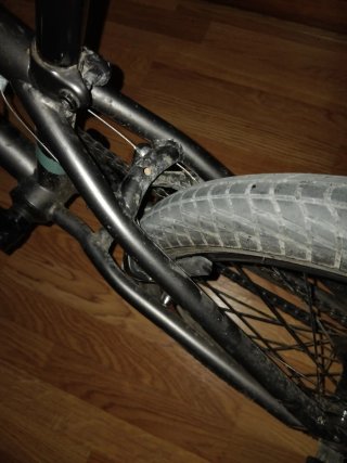 Bicicleta BMX negra