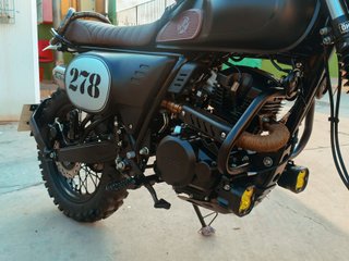 Scrambler 278/  personalizada, muy cuidada 125 c.c