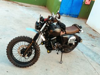 Scrambler 278/  personalizada, muy cuidada 125 c.c