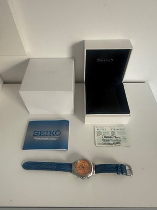 Seiko guijarro machina sportiva 43mALARMA full set