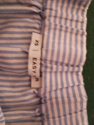 Camisa de rayas azul