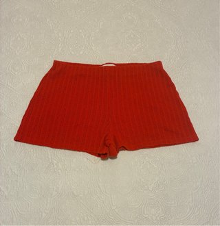 Short calado rojo Mango