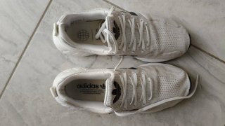Scarpe Adidas uomo bianche e nere