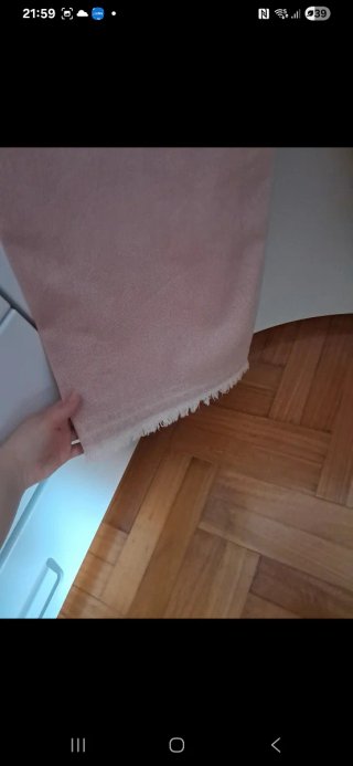 Pantalones vaqueros rosas anchos