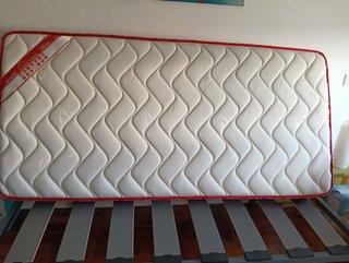 Base 90x190 con Colchón Viscoelástico Nuevo
