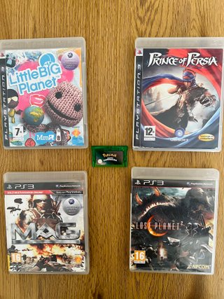 Lote 5 Juegos PS3 y gameboy