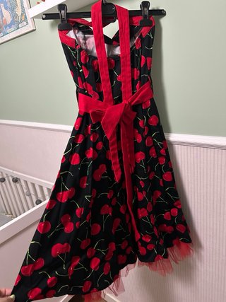 Vestido Pin-up Cerezas Talla S