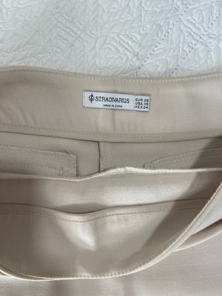 Falda-pantalón beige