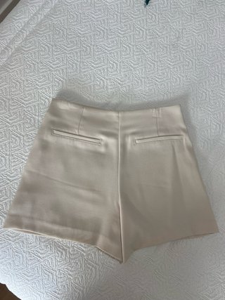 Falda-pantalón beige