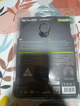 Auriculares Muse M-190 CF Plegables