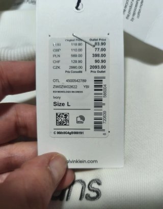 Vestido Sudadera Calvin Klein Jeans Cuello Alto Be