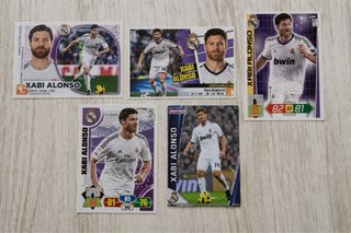 Lote 5 Cromos Xabi Alonso
