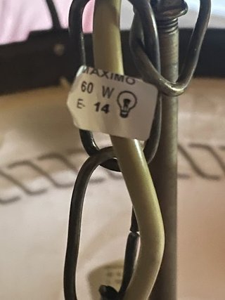 Lámpara colgante vintage 3 luces E14