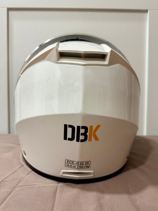 Casco Modular Moto DBK Blanco. Talla XS 53-54