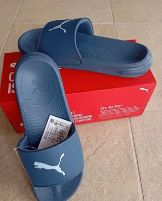 Chanclas Puma Softride Teamcat Talla 44.5 Azul