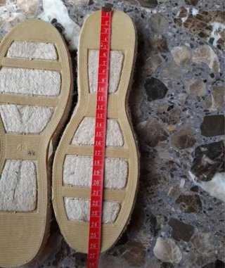 Alpargatas Esparto Rayas Verde/Blanco Talla 40